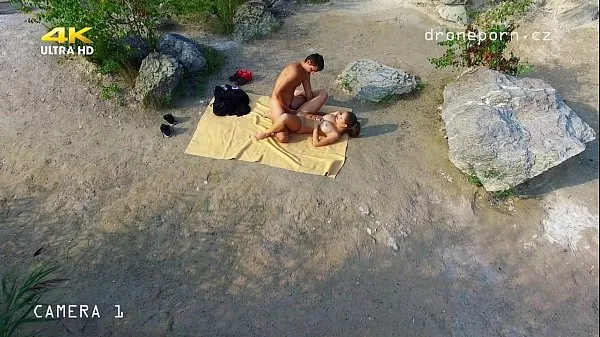Best Nude beach sex, voyeurs video taken by a drone fresh Movies