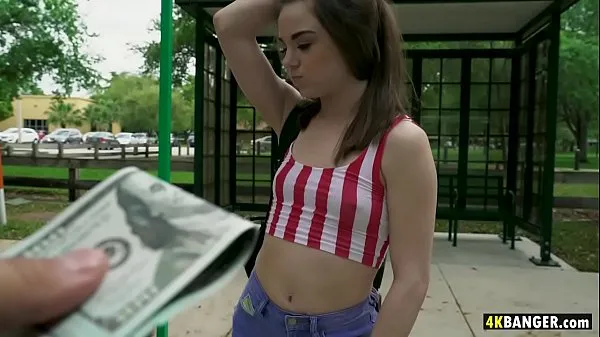 Petite Teen Megan Marx gets Surprise Dick in Van Filem segar terbaik