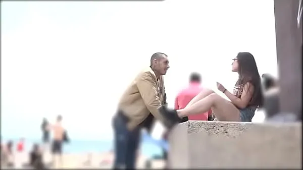 Best He proves he can pick any girl at the Barcelona beach fresh Movies