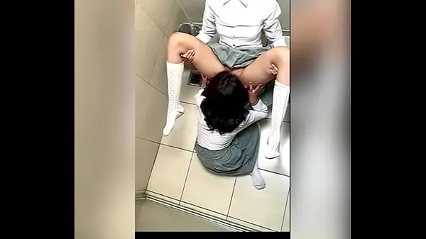 Best Two Lesbian Students Fucking in the School Bathroom! Pussy Licking Between School Friends! Real Amateur Sex! Cute Hot Latinas fresh Movies