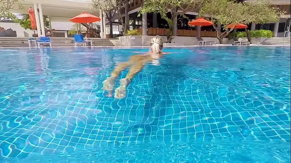 Met her for the first time in the pool.. you can't believe what happened