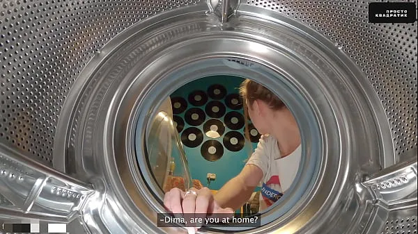 Step Sister Got Stuck Again into Washing Machine Had to Call Rescuers