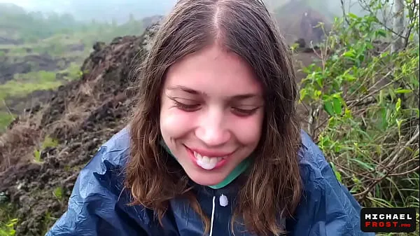 Best The Riskiest Public Blowjob In The World On Top Of An Active Bali Volcano - POV fresh Movies