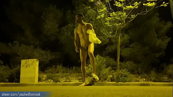 Walking nude at night around the neighborhood